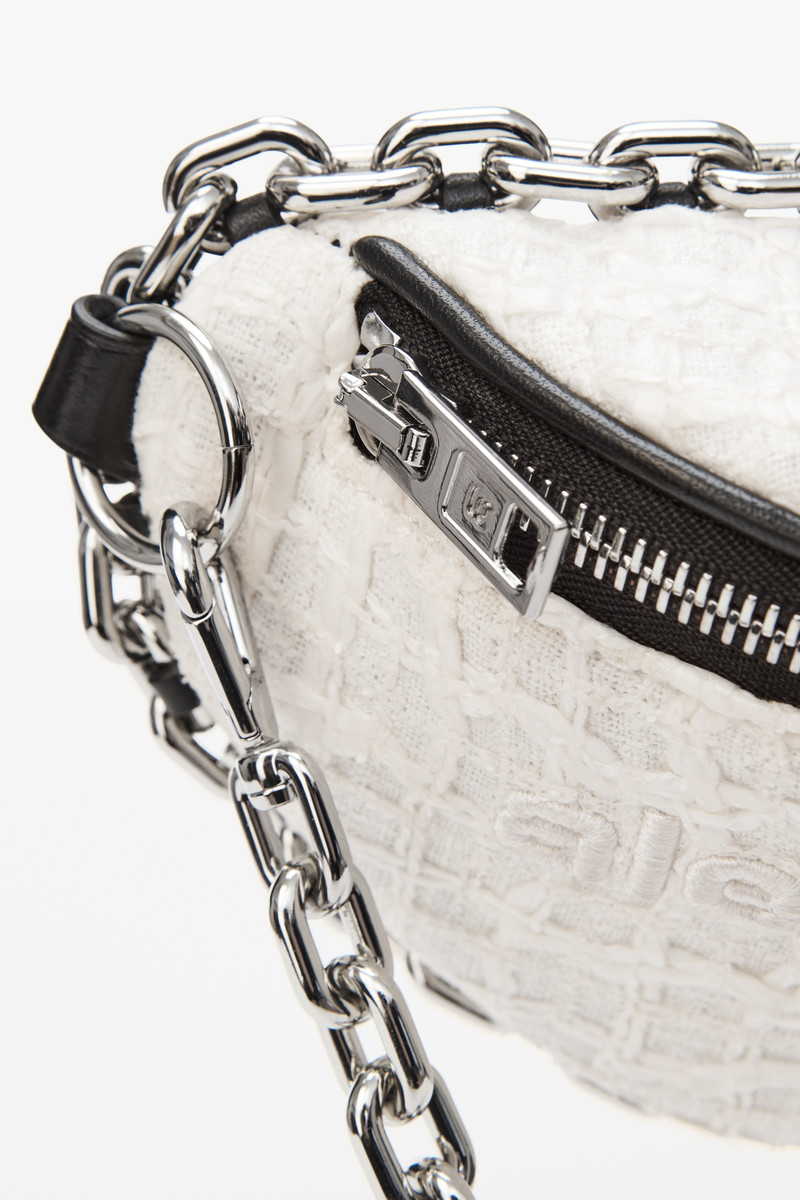 Alexander Wang ATTICA TWEED HYBRID FANNY PACK outlook