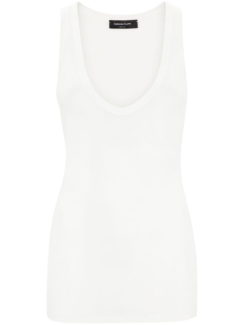 fine-ribbed tank top 1