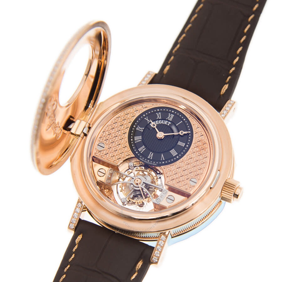 Breguet Classique Hand Wind Diamond Gold Dial Men's Watch 1808BR/92/9W6/DD00 - 3