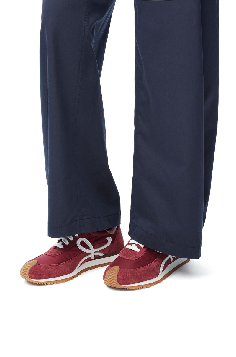 Loewe Flow Runner in nylon and suede outlook