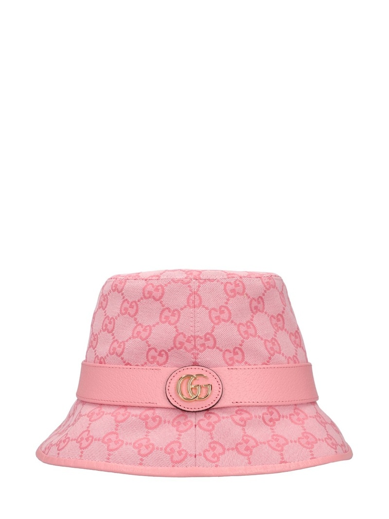 GG jago cotton blend canvas bucket hat - 1