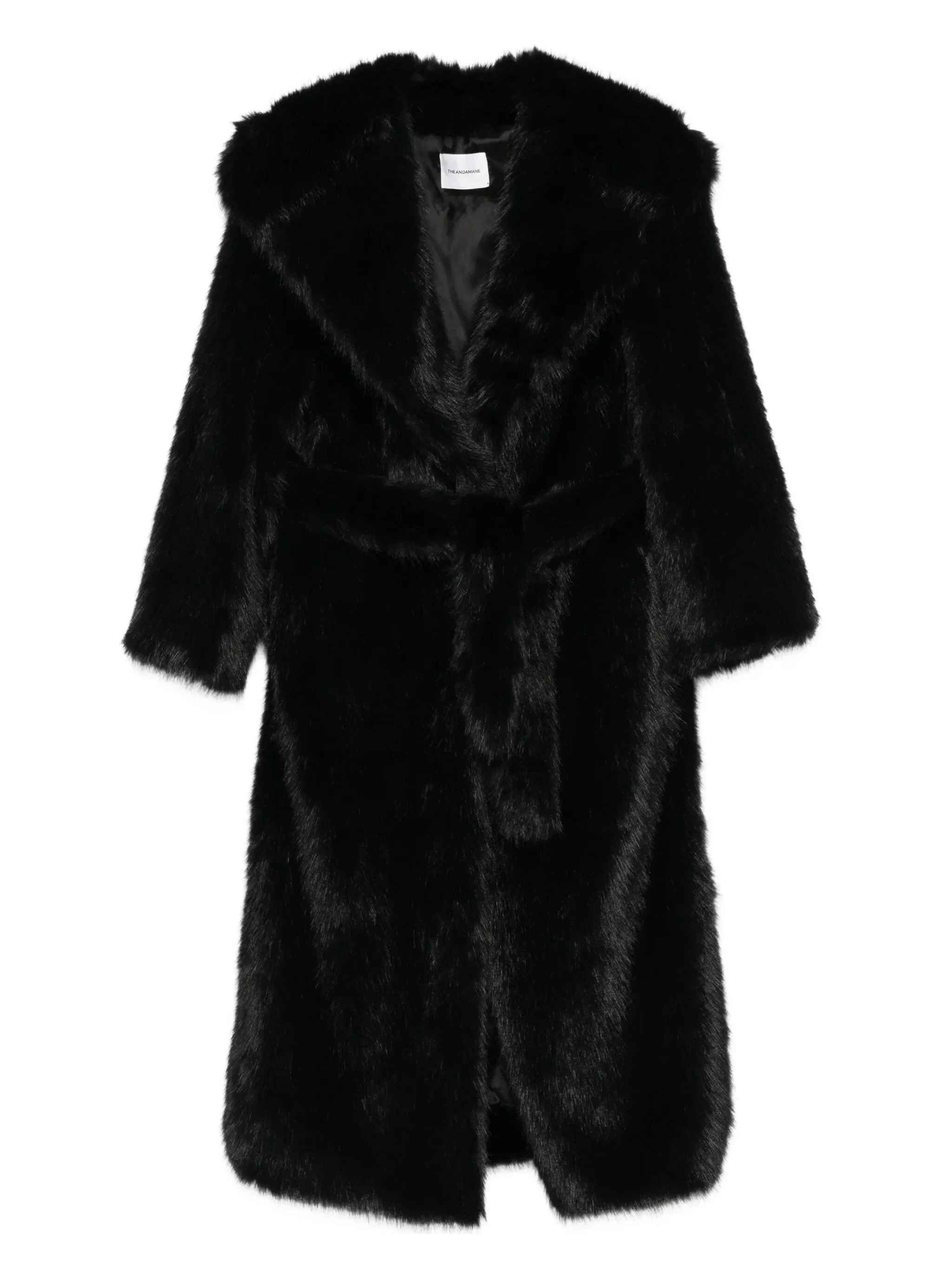 The Andamane Belted Faux-fur Coat - 1