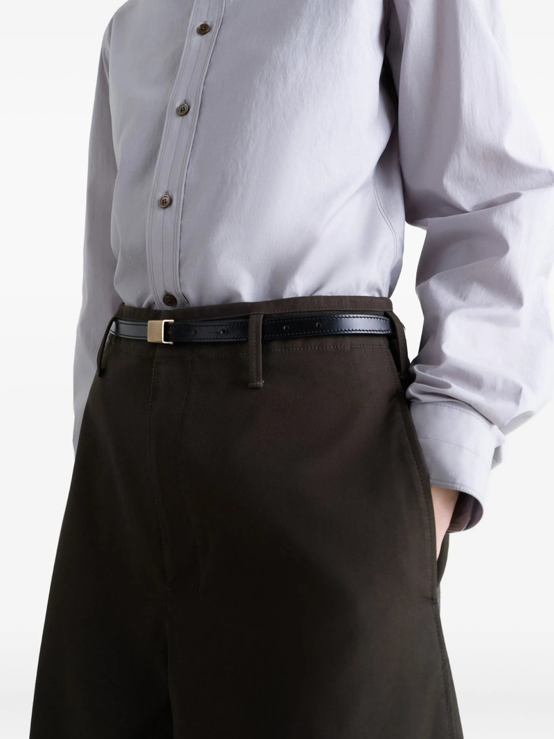 Lemaire Lemaire Textured-buckle Leather Belt outlook