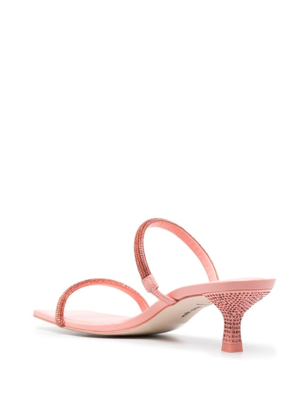 rhinestone-embellishment 50mm sandals - 3