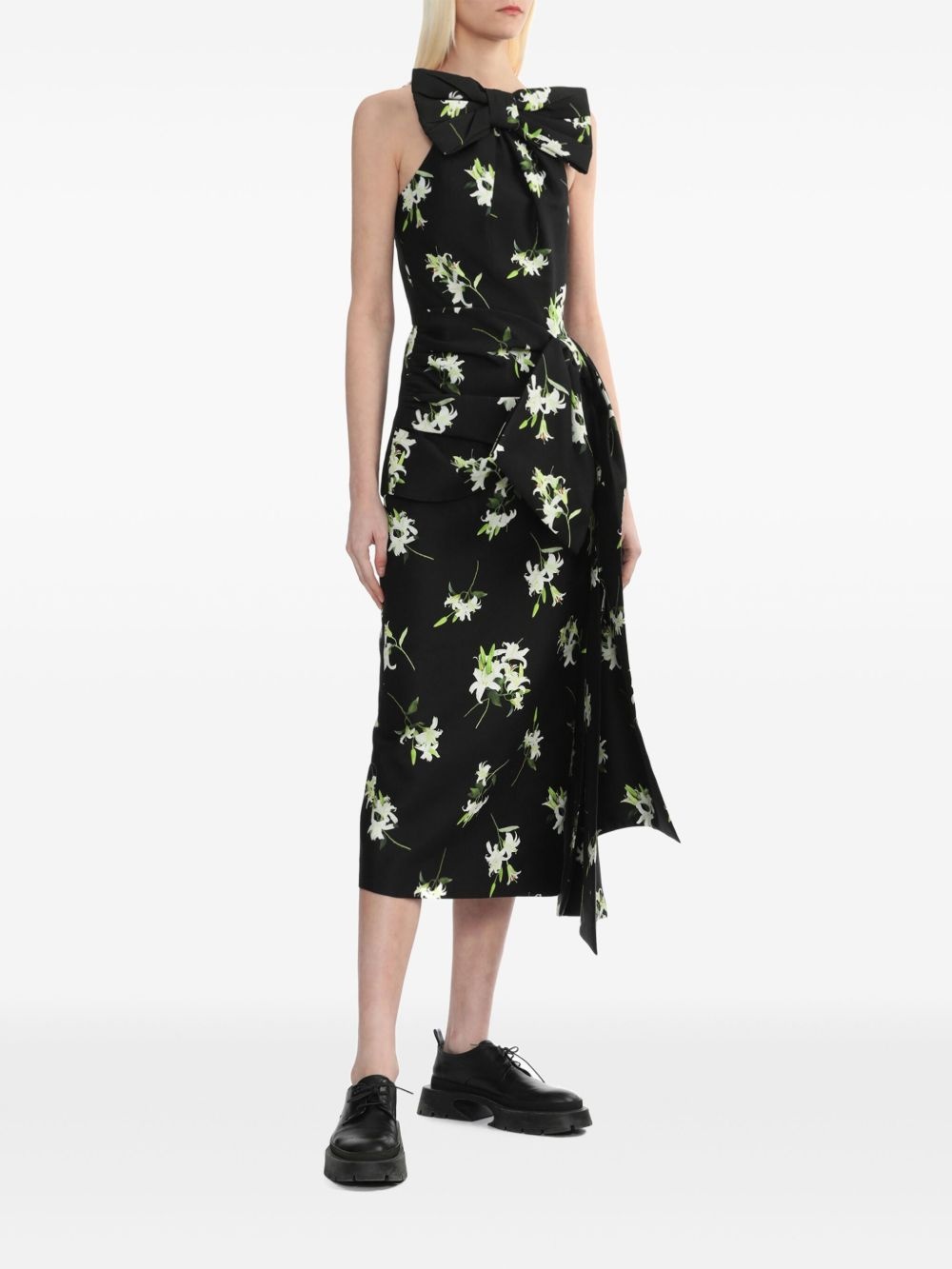 bow detailing dress - 2