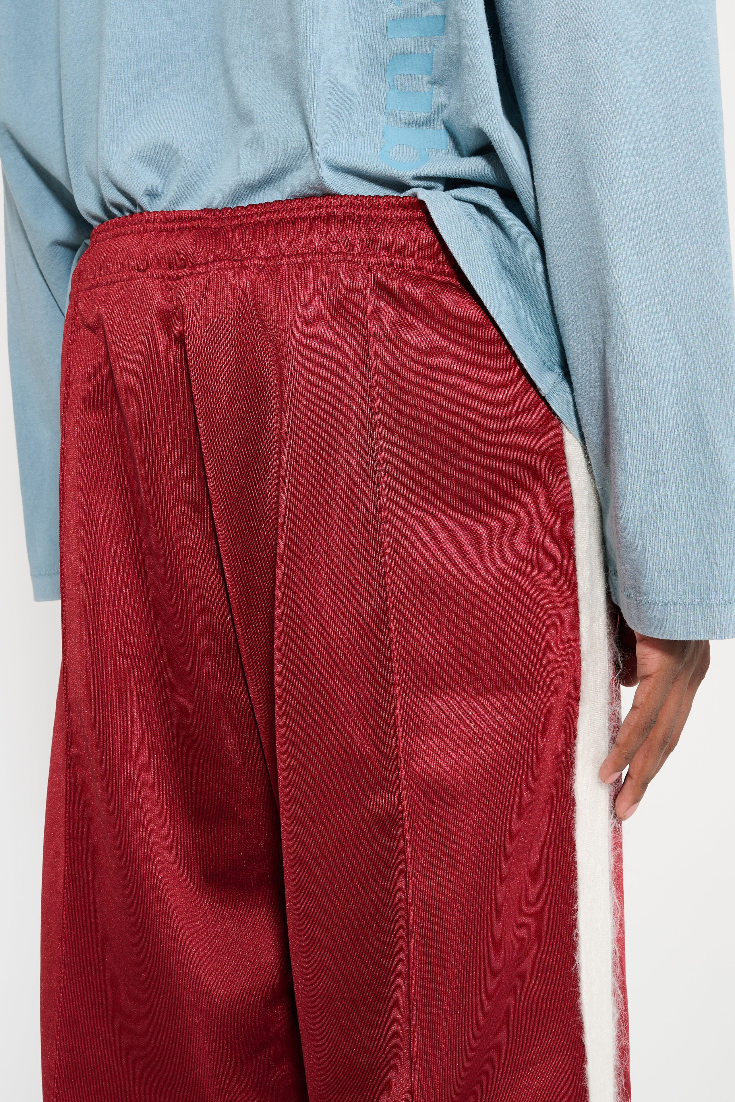 STOCKHOLM SURFBOARD CLUB TRACKSUIT PANTS CHERRY - 4