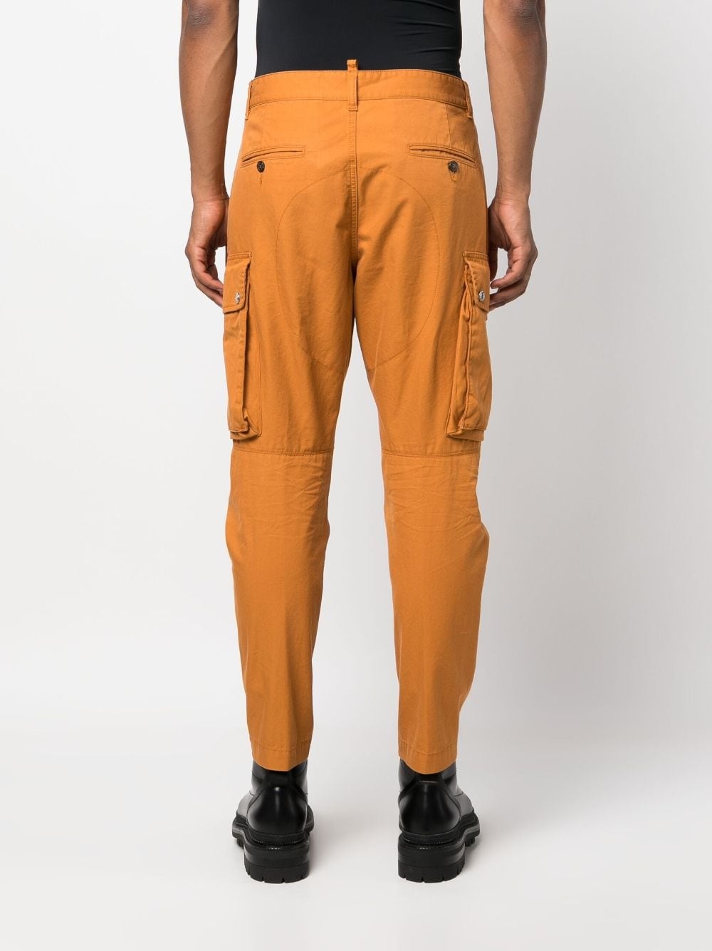 tapered-leg cargo pants - 4