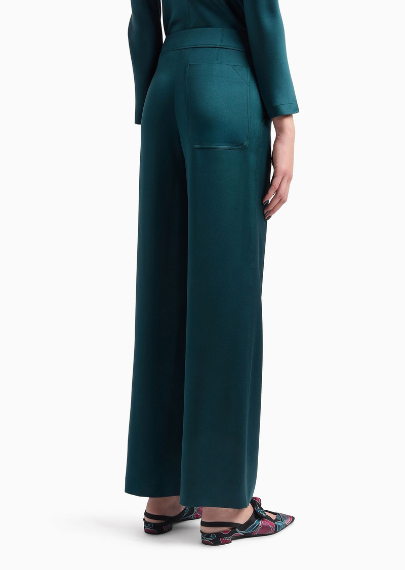 Loose-fitting trousers in double silk-satin 3