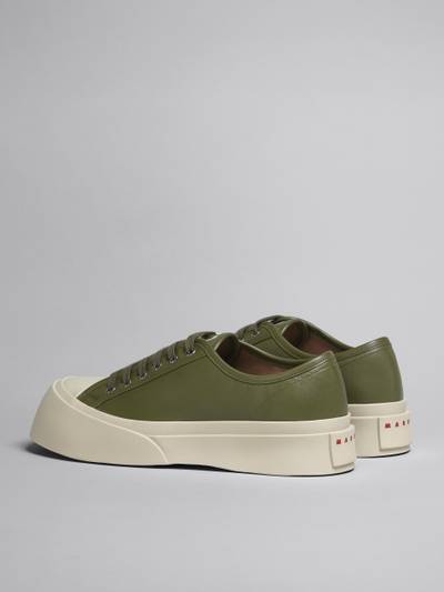 Marni GREEN SOFT CALF LEATHER PABLO SNEAKER outlook