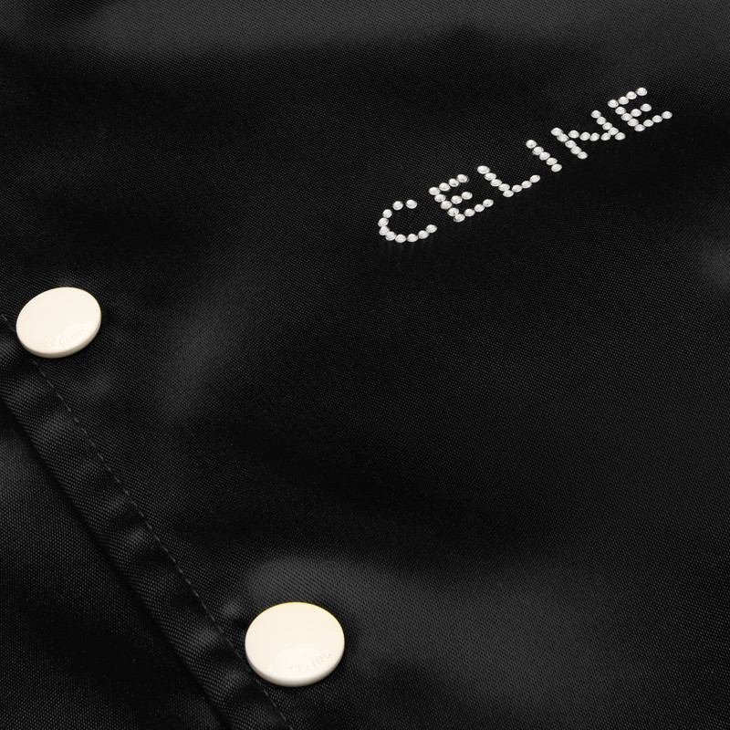 le palace embroidered teddy jacket in satin-finish nylon 5