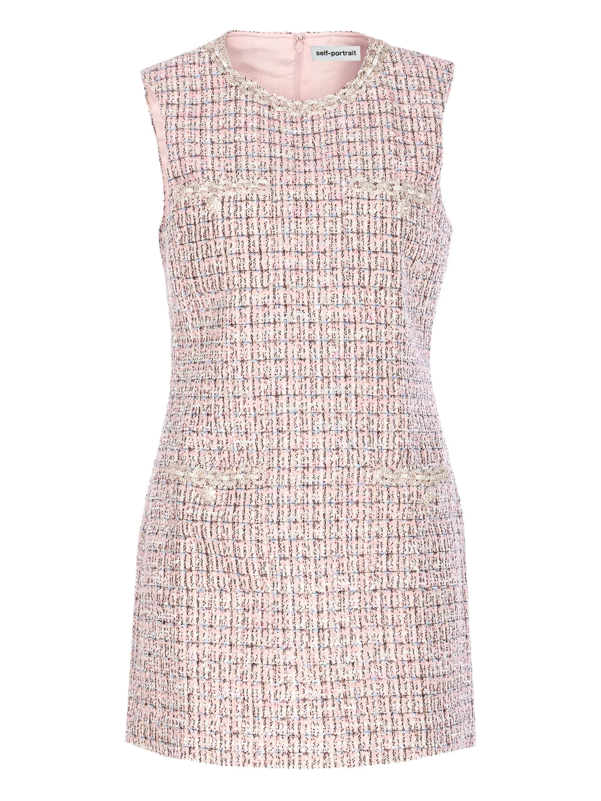 Self-portrait Crystal-embellished Dress - 3