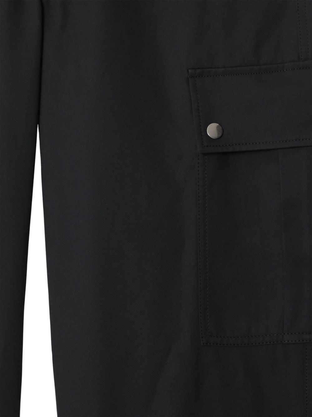 cotton blend cargo trousers - 2