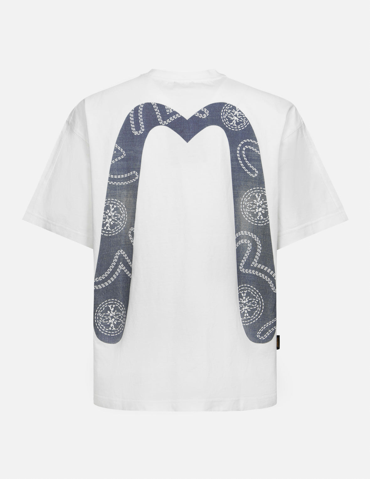 FOAM LINE KAMON AND SEAGULL DAICOCK PRINT LOOSE FIT T-SHIRT - 1