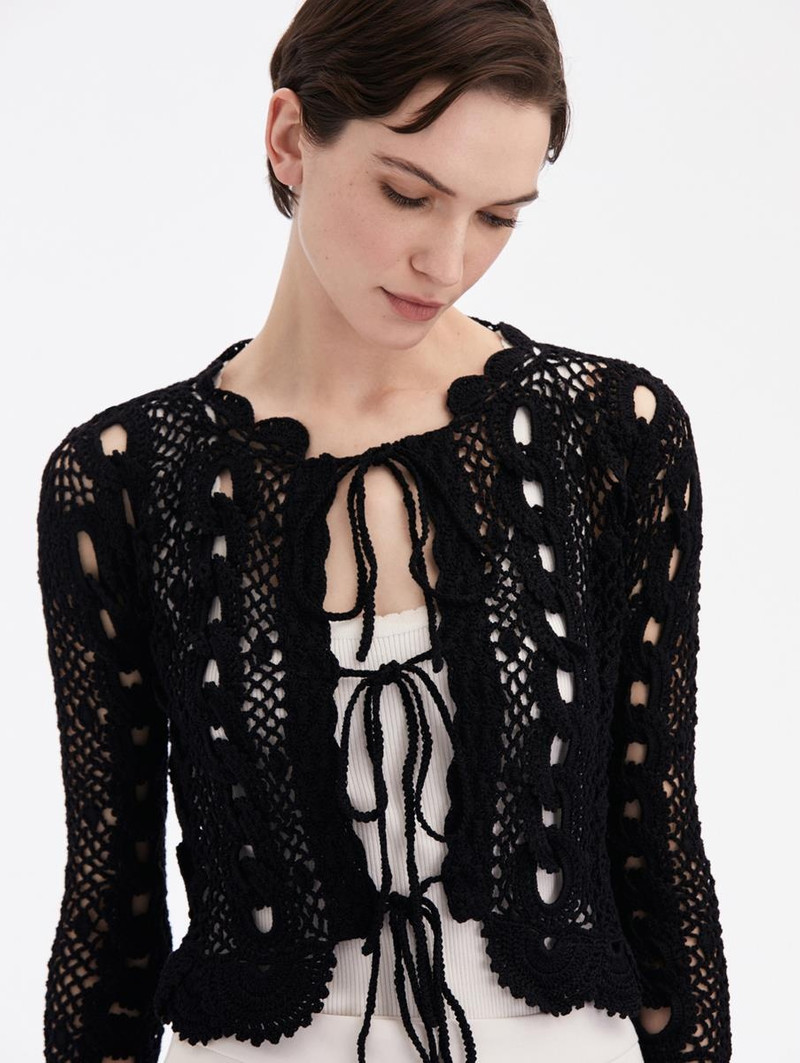 CROCHET CHAIN STITCH CARDIGAN 5