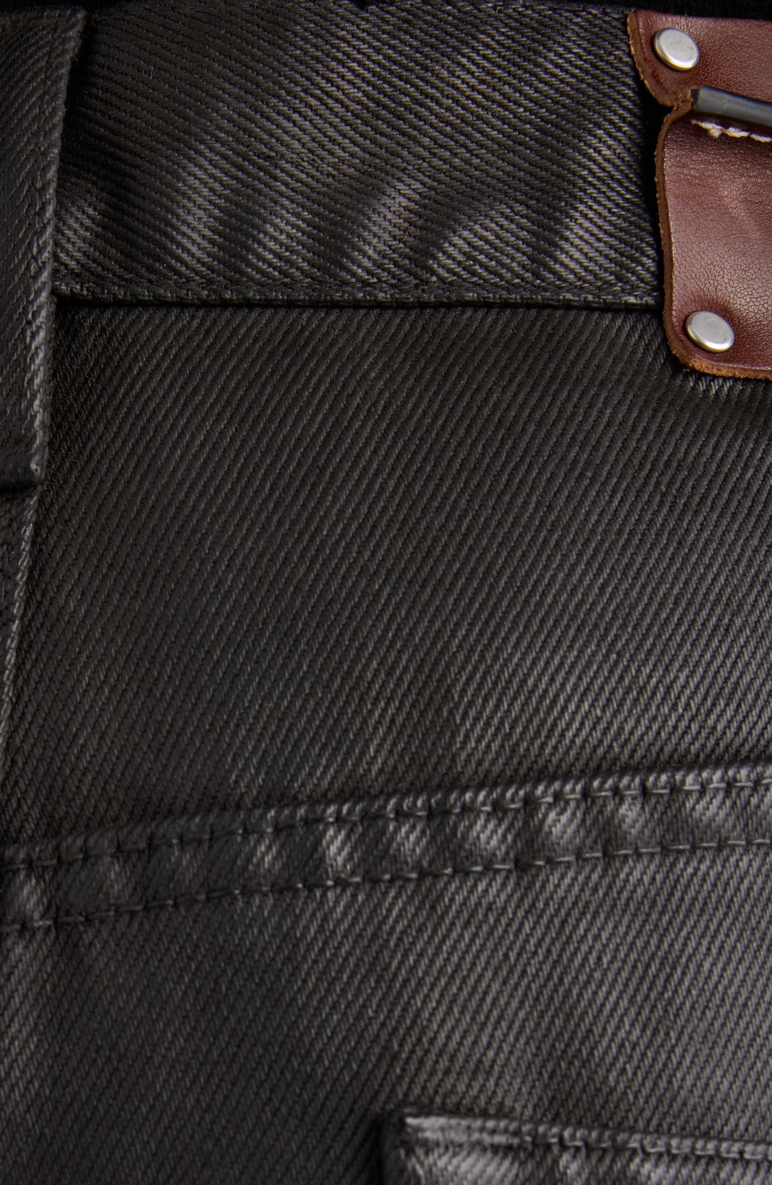 Dries Van Noten Pine Coated Jeans in Black at Nordstrom - 7