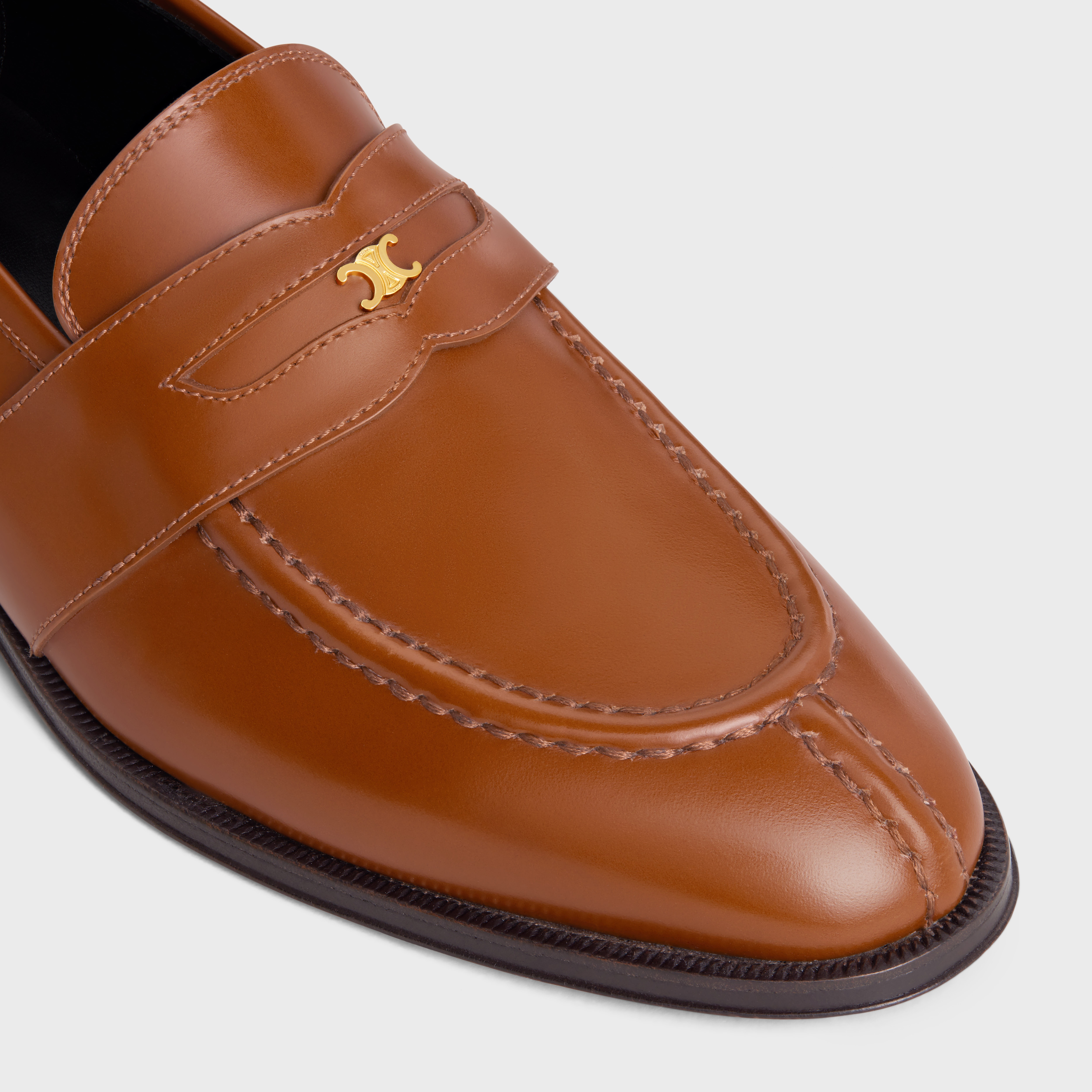 TRIOMPHE LOAFER CELINE MALAQUAIS in POLISHED BULLSKIN - 4