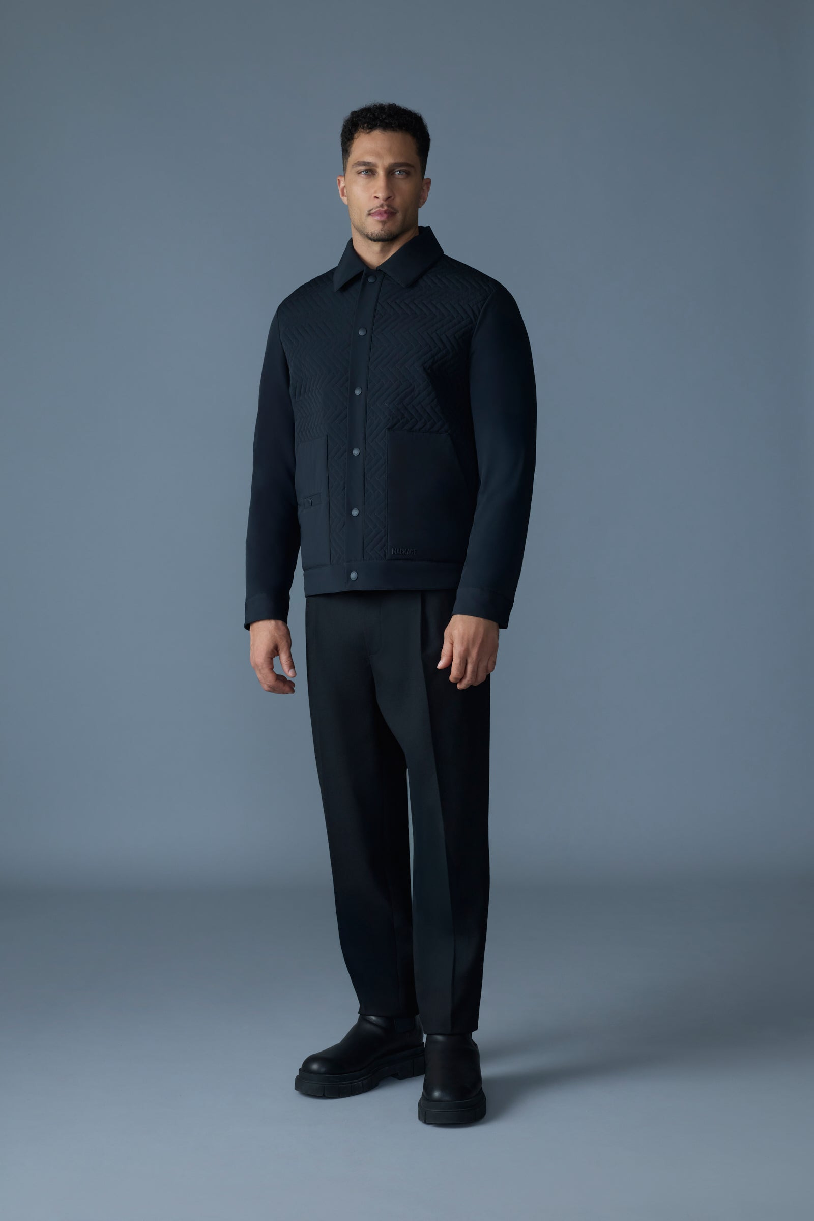 MAXWELL Quilted Down Shirt Jacket - 2