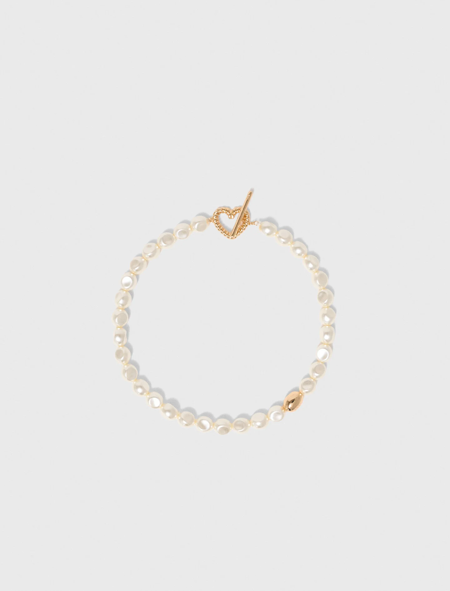 Pearl choker necklace - 1