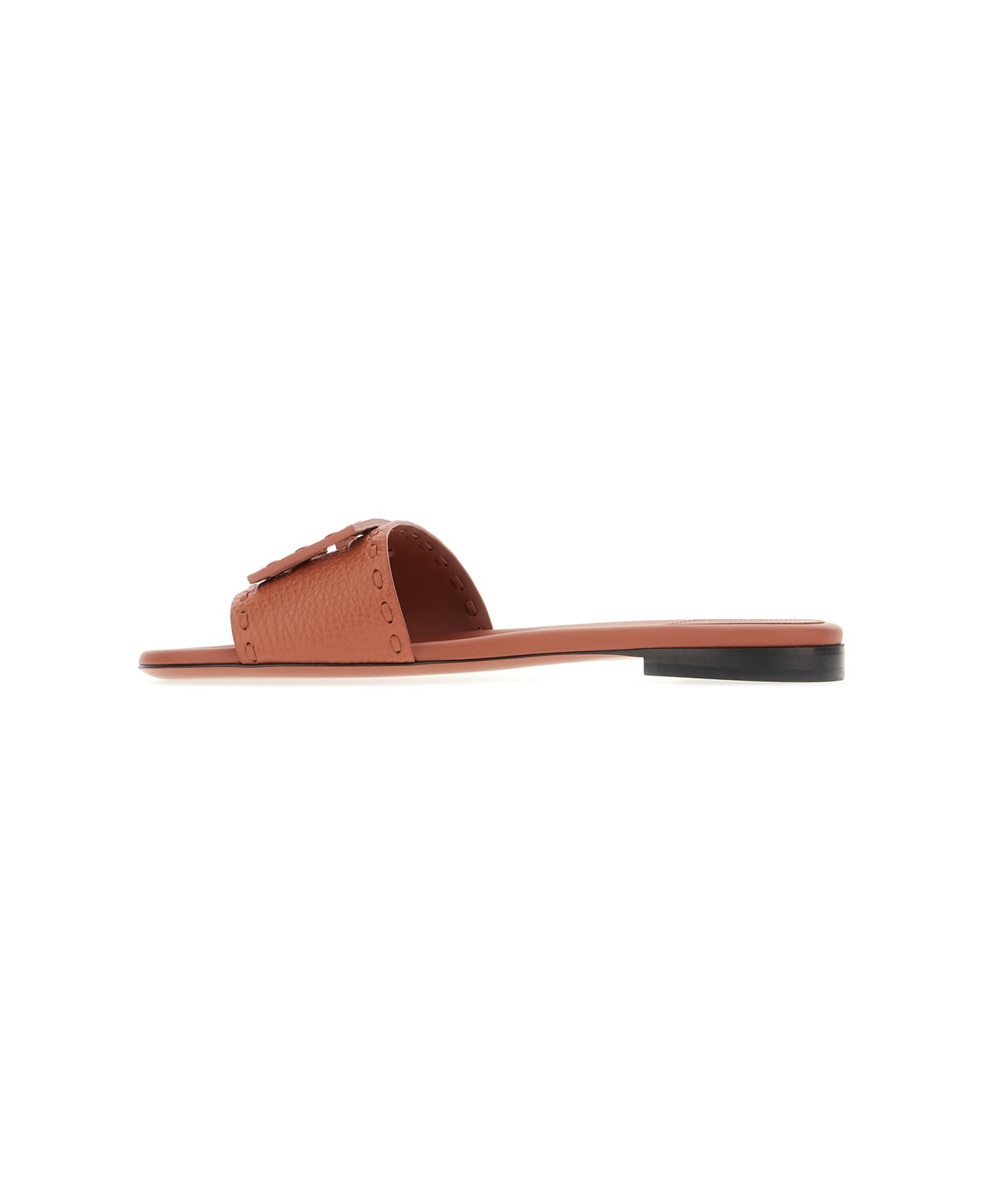 Brick Leather Slippers - 3