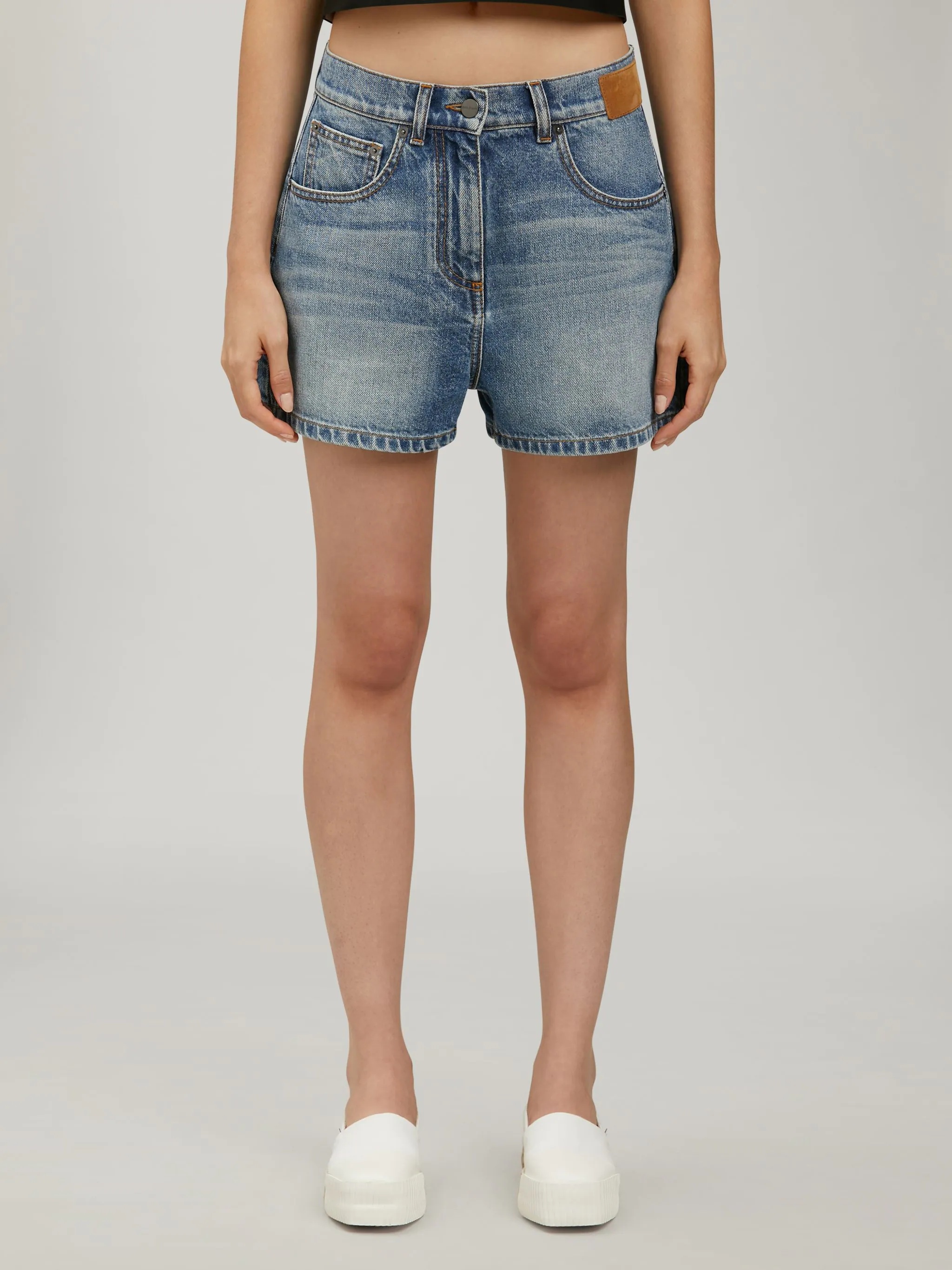 STAR DENIM SHORTS - 3