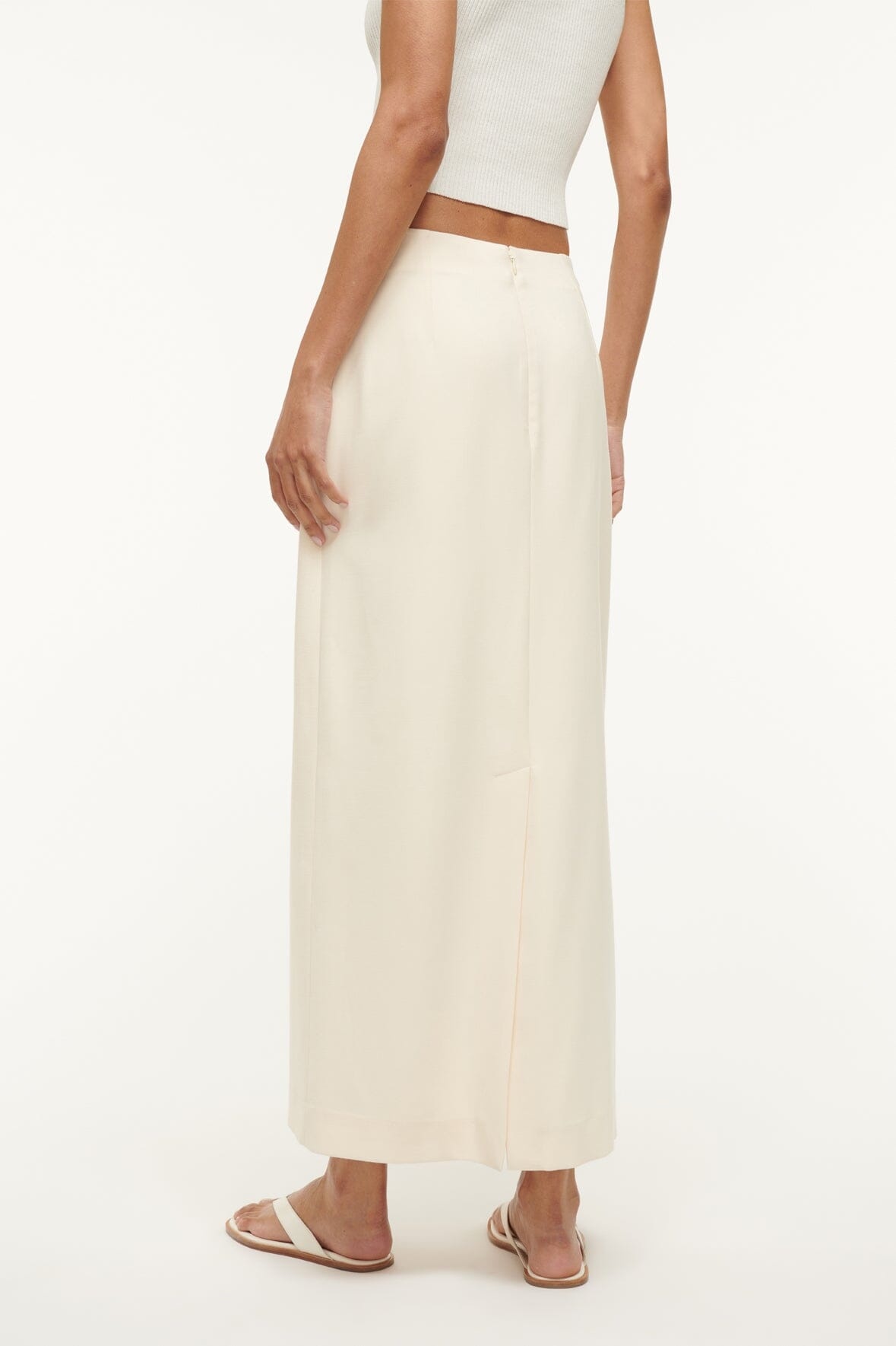 STAUD SMITH SKIRT ECRU - 3