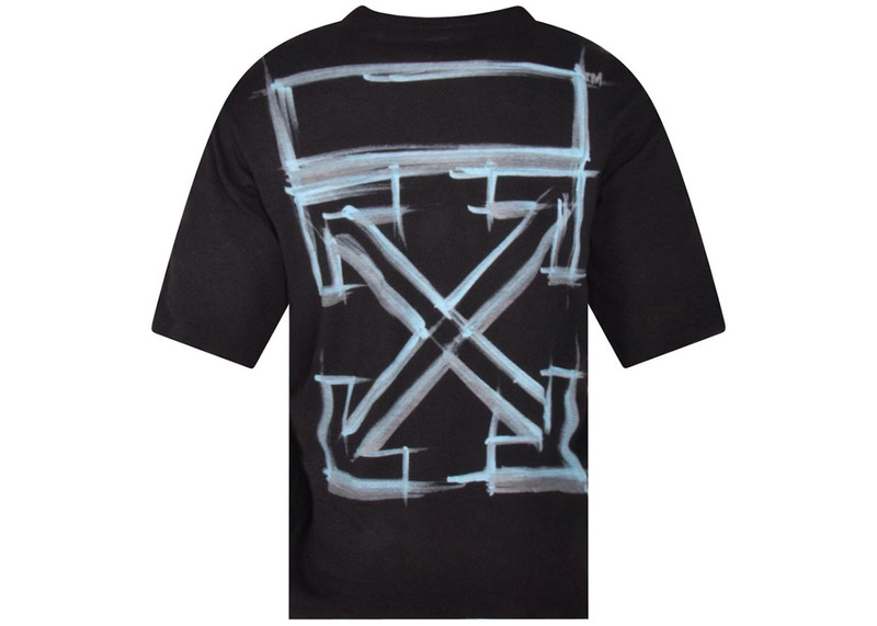 Off-White OFF-WHITE Marker Skate T-Shirt Black Blue outlook