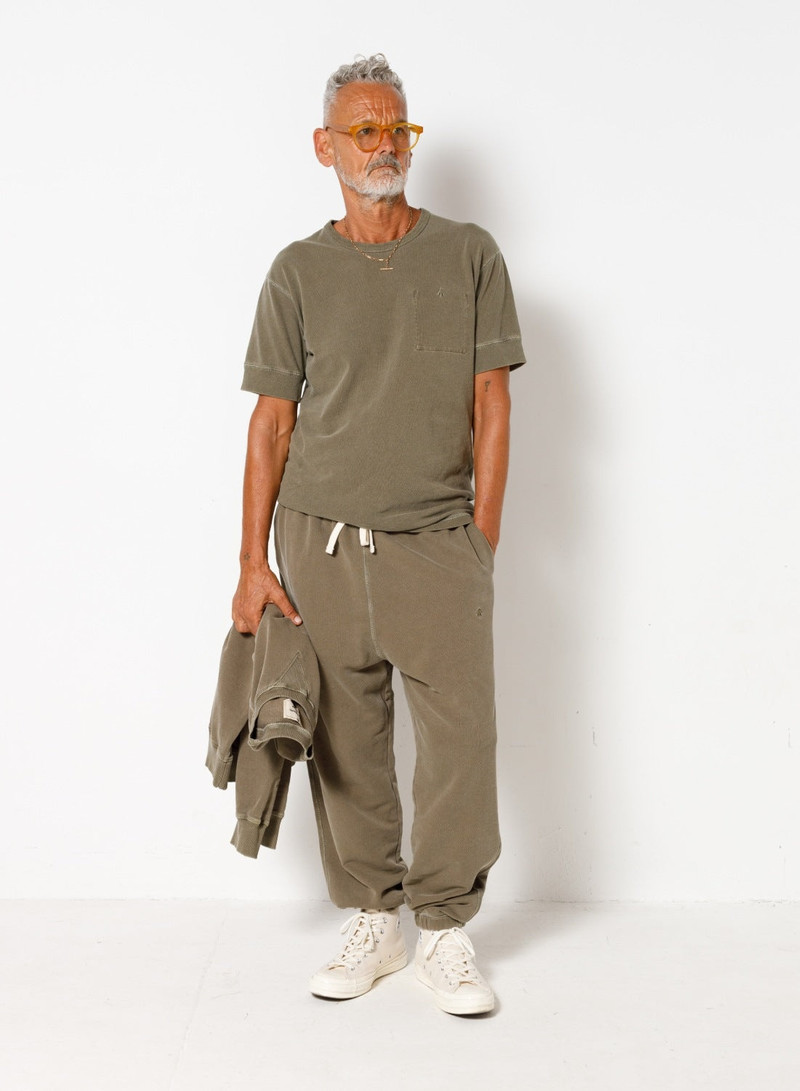 Nigel Cabourn Military Tee in USMC Green outlook