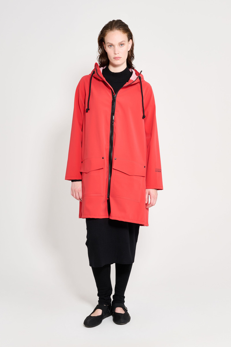 Stutterheim Mosebacke Patch Washed Red outlook