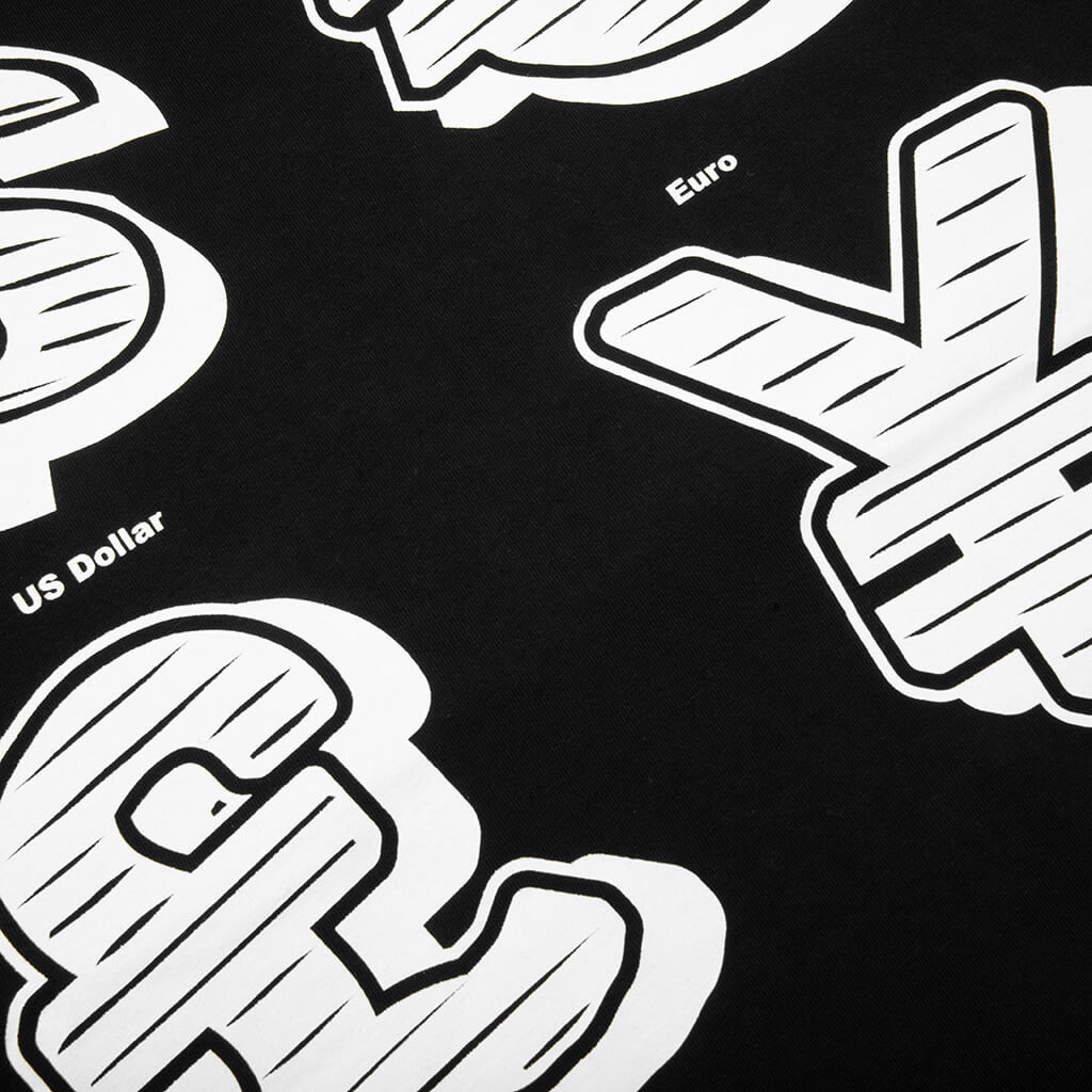 CURRENCY S/S TEE - BLACK - 3