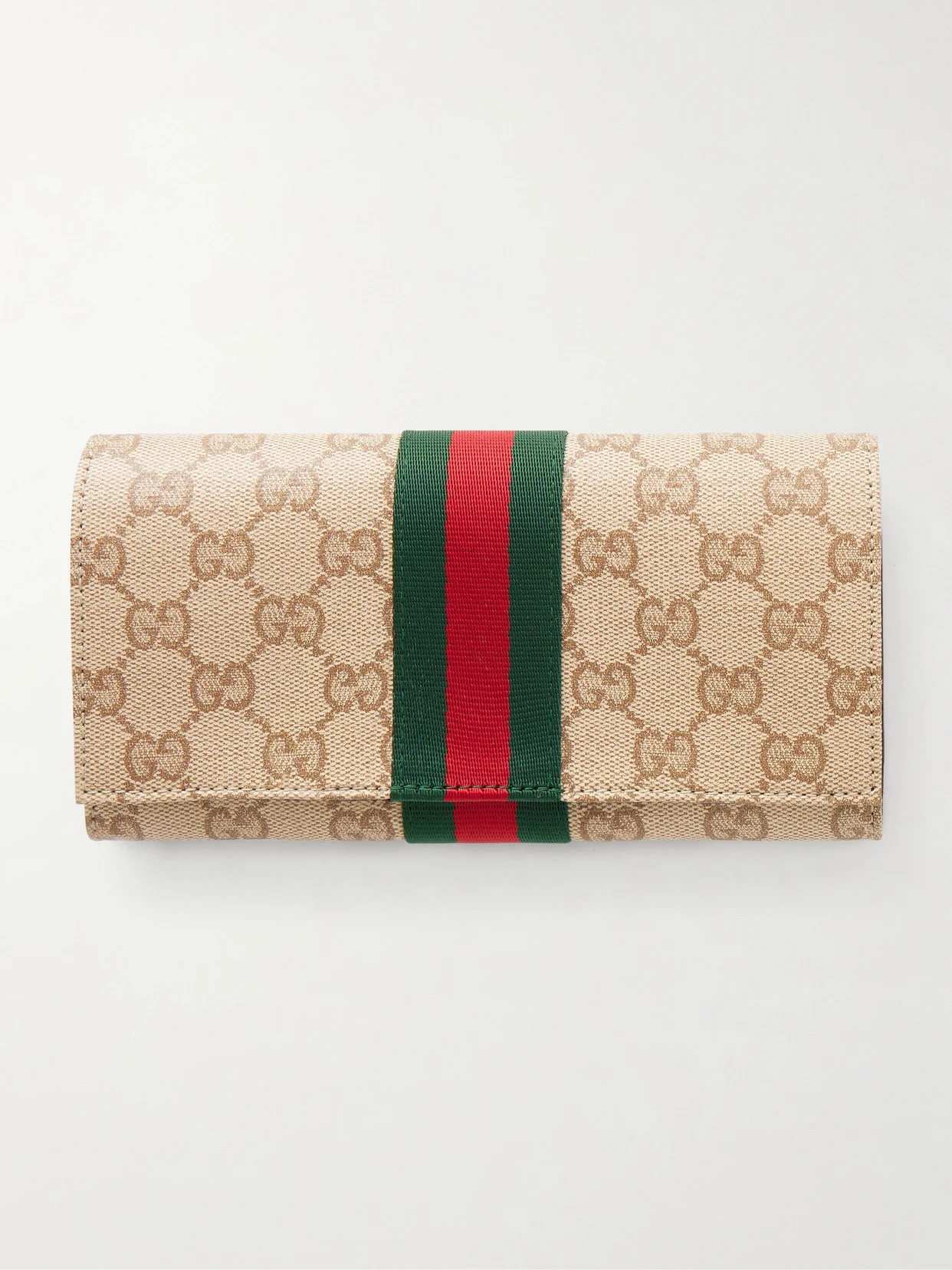 Long Leather Logo-printed Wallet - 1