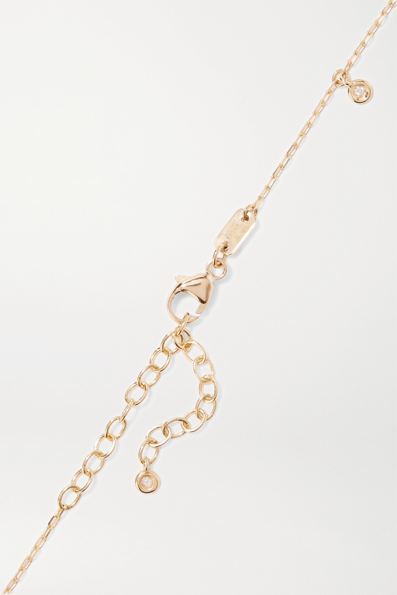 18-karat gold diamond necklace - 3