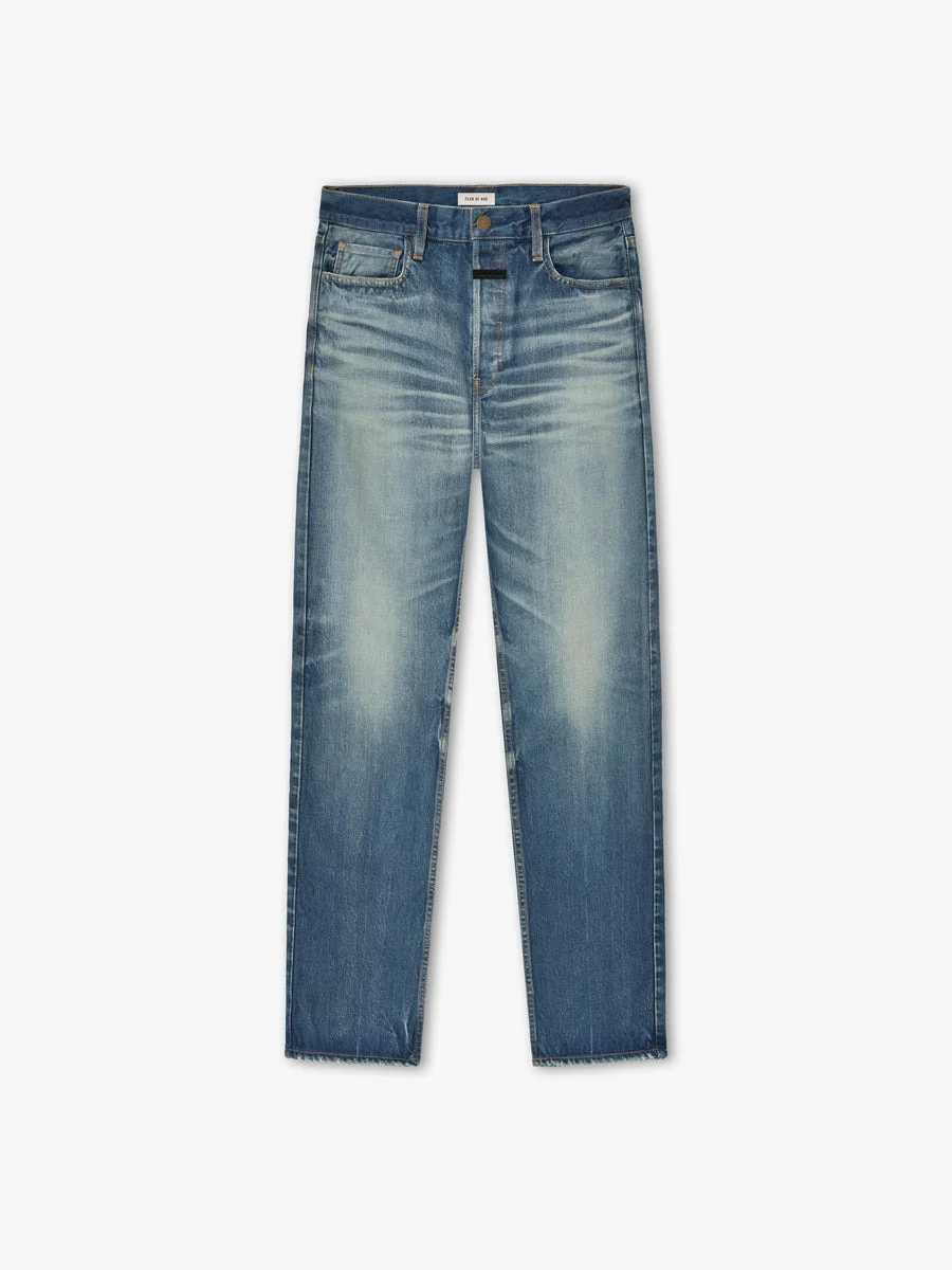 Straight 5 Pocket Jean - 1