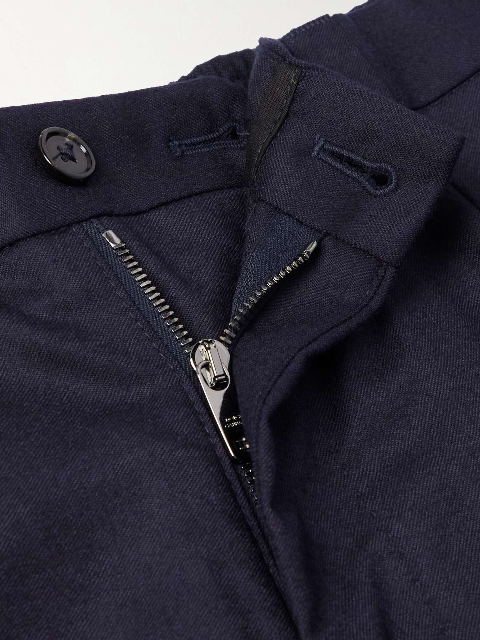 Slim-Fit Tapered Wool-Flannel Trousers - 3