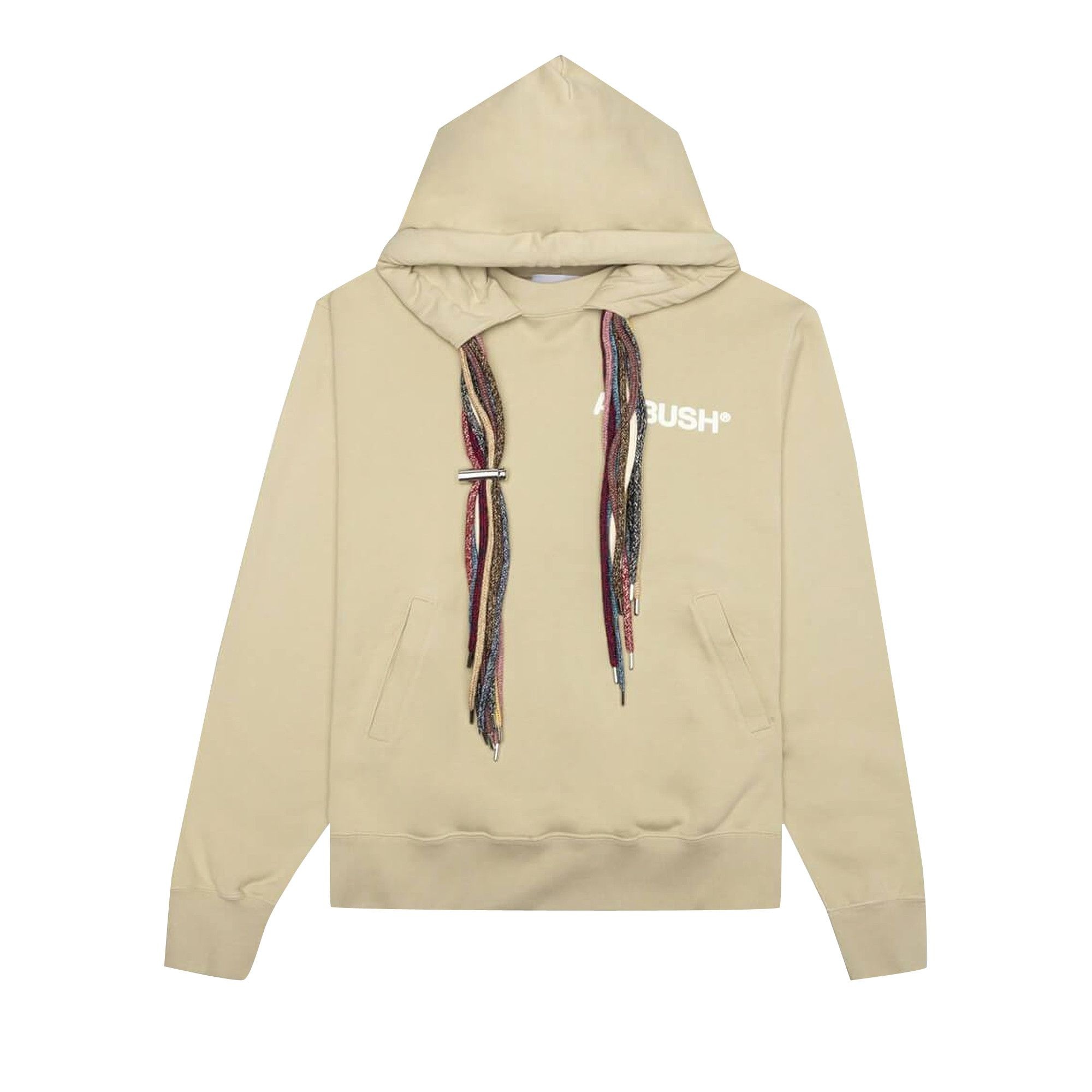 Ambush Multicord Hooded Sweatshirt 'Sand/White' - 1