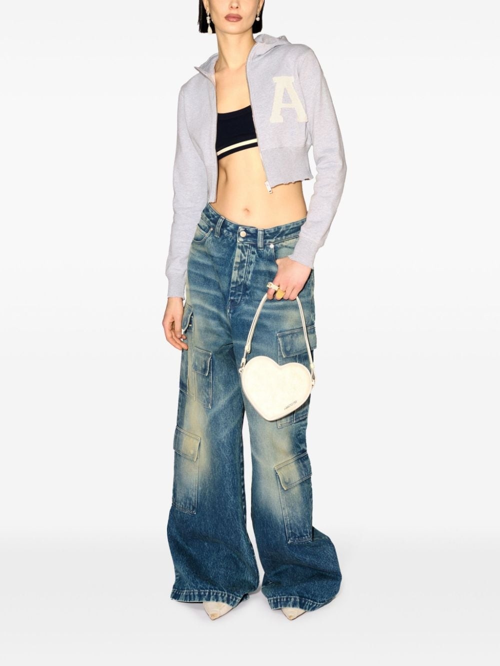 cropped hoodie - 2