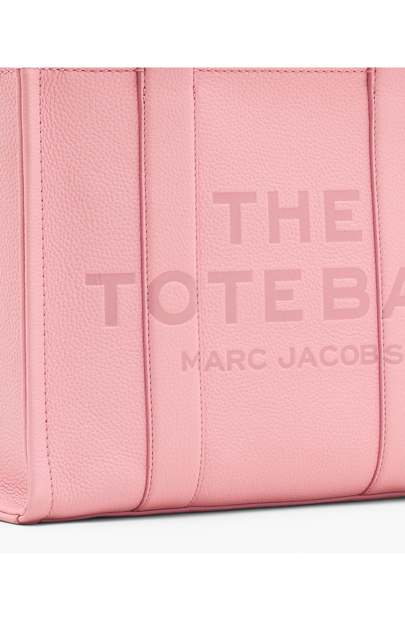 Marc Jacobs The Leather Medium Tote Bag in Ribbon Pink at Nordstrom - 7