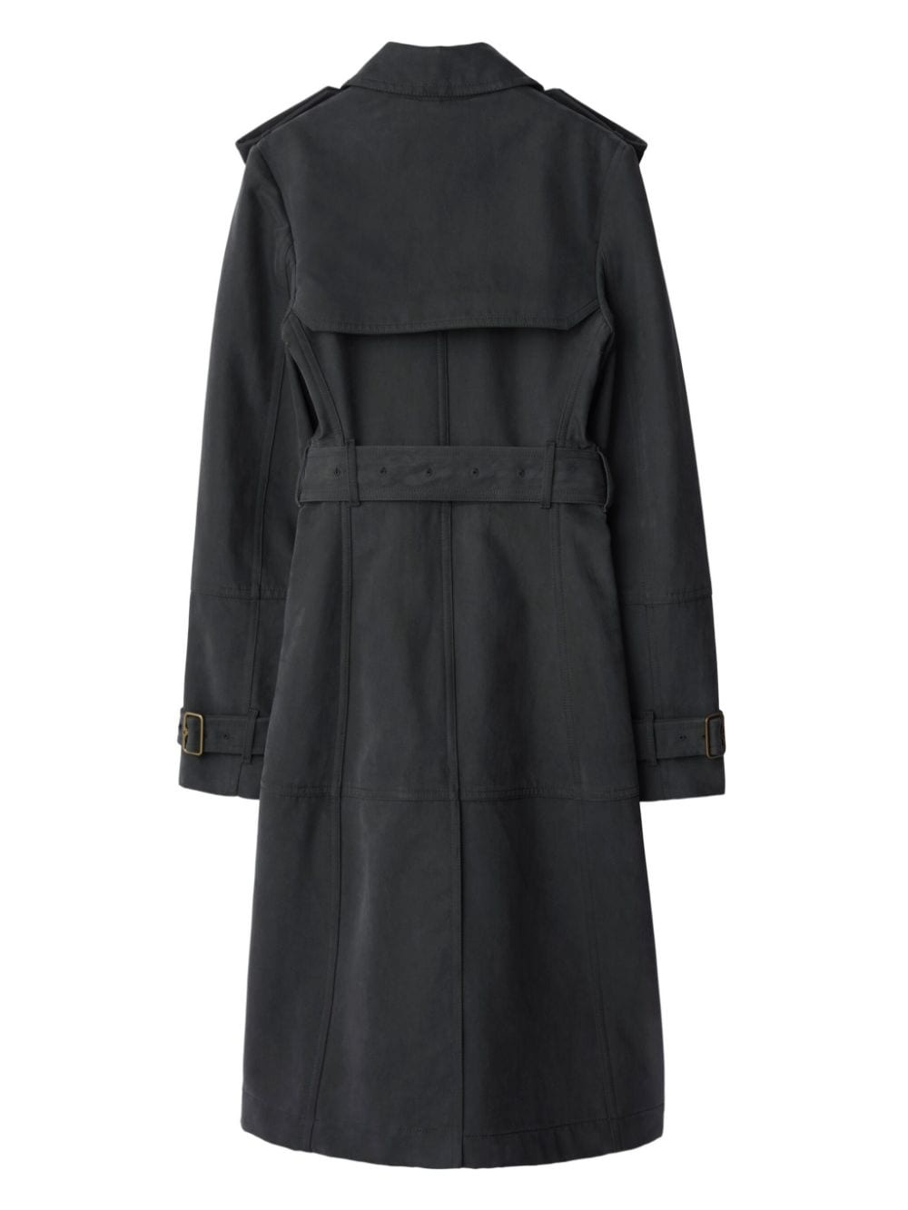 cotton trench coat - 2