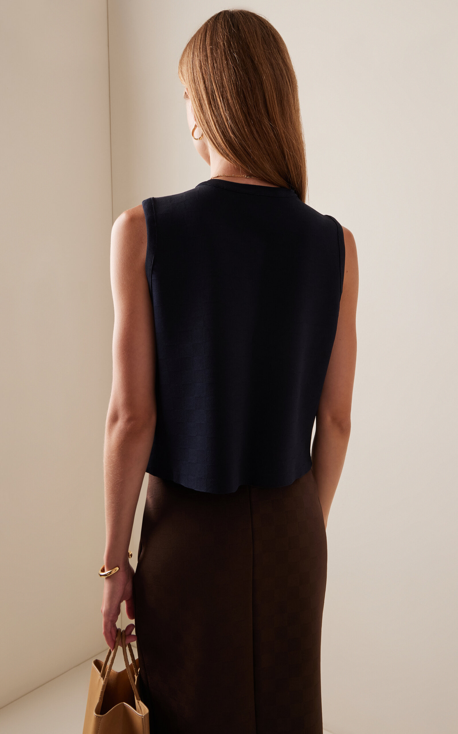 NSFW Stretch-Knit Tank Top navy - 4