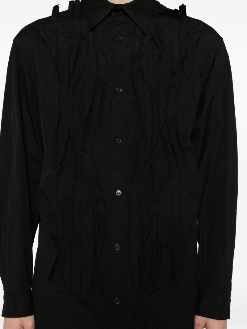 pintuck-detailed shirt 5