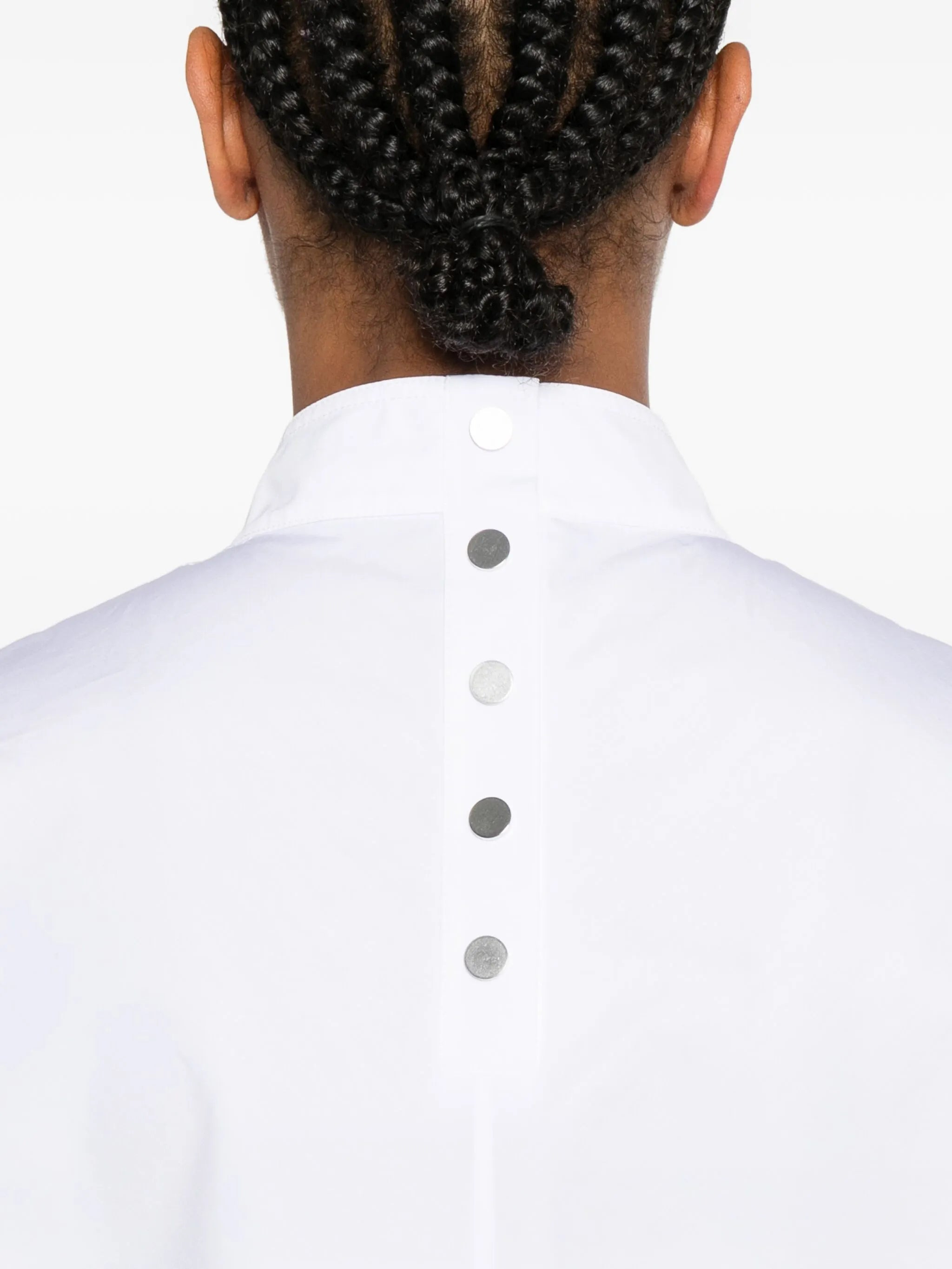 Alaïa Button-fastening Cotton Top - 3