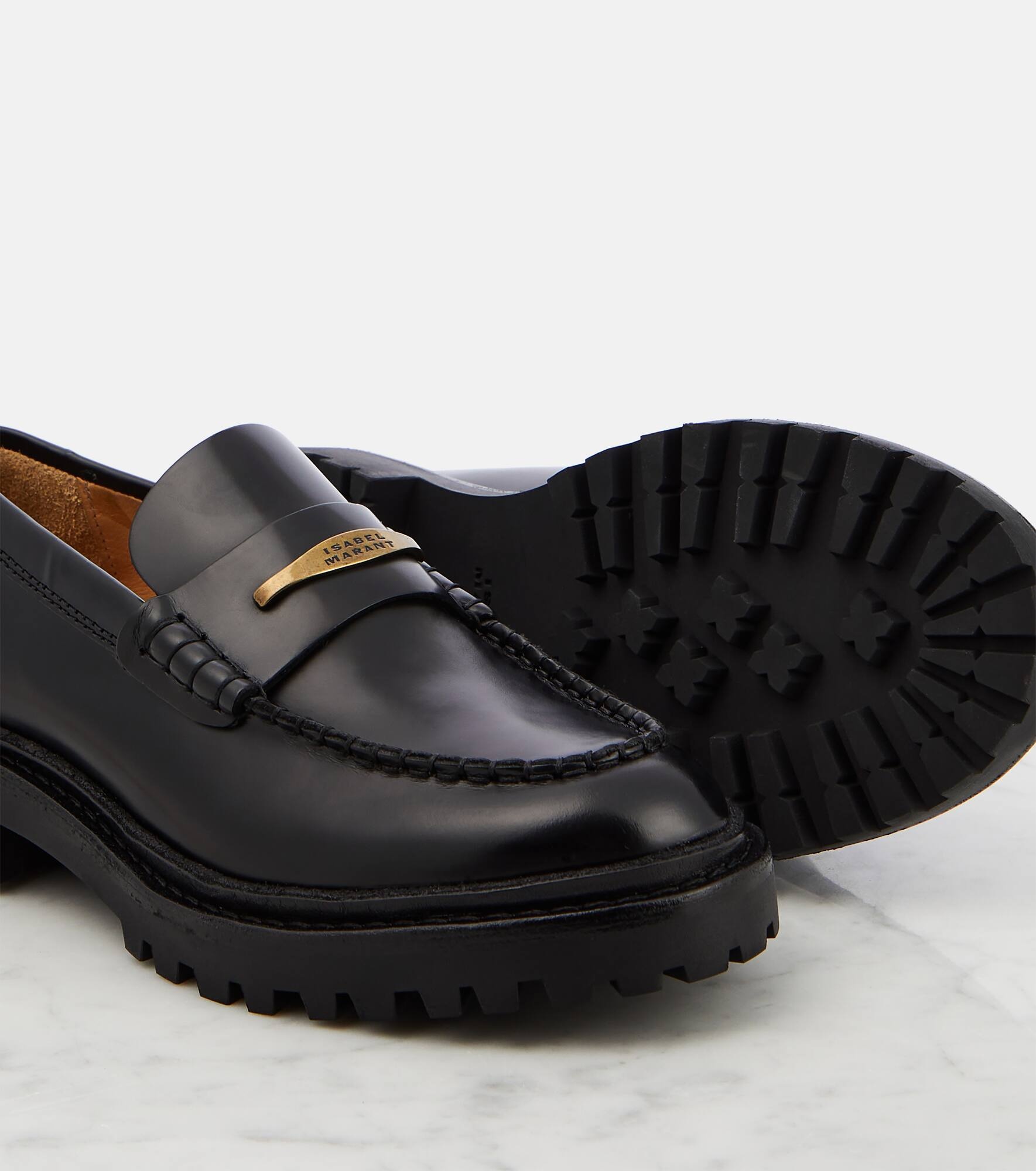 Frezza leather penny loafers - 6