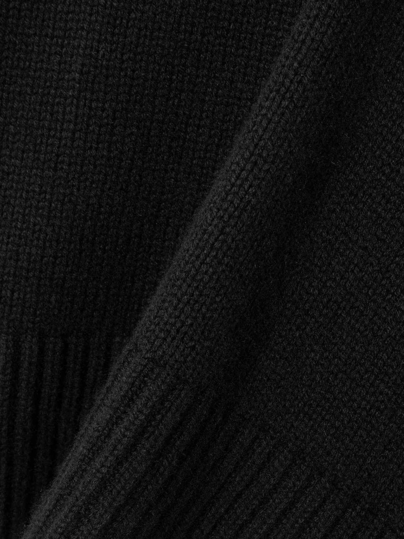 Fleur cashmere turtleneck sweater Black - 4