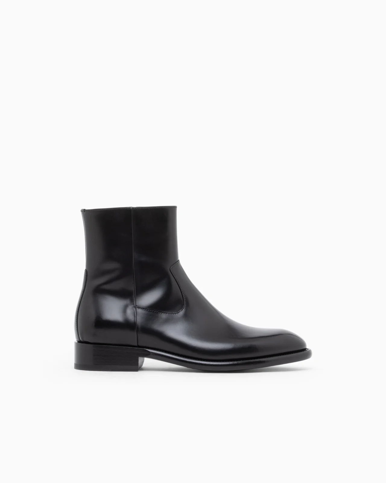 BOOTS IN BRUSHED LEATHER WITH LEATHER SOLE - 1