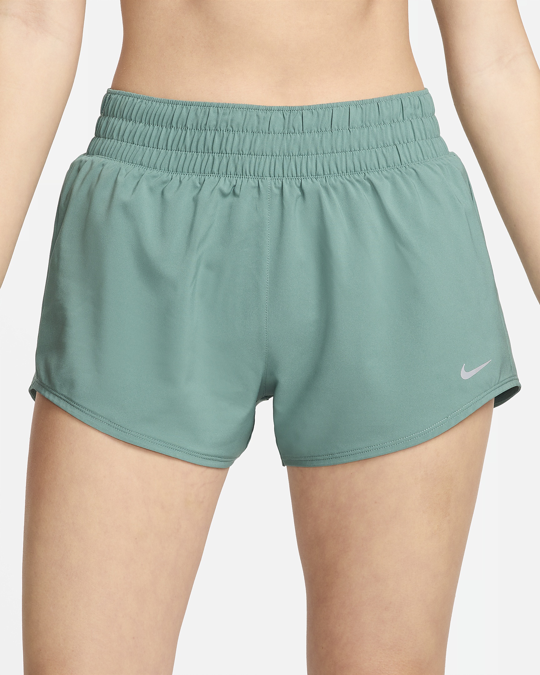 Nike One Women's Dri-FIT Mid-Rise 3" Brief-Lined Shorts - 2