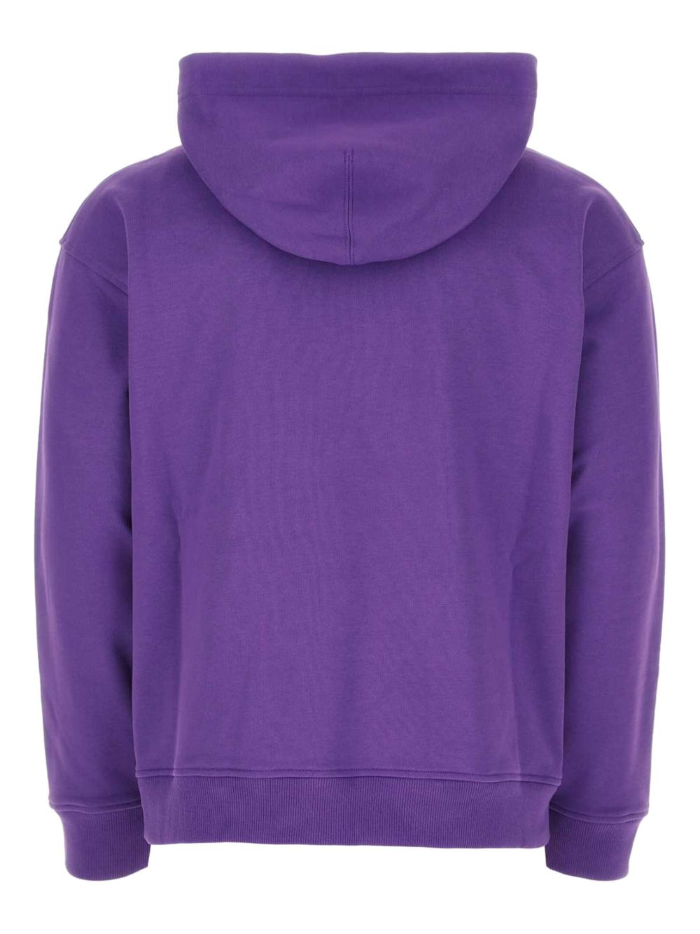 logo-print cotton hoodie - 2