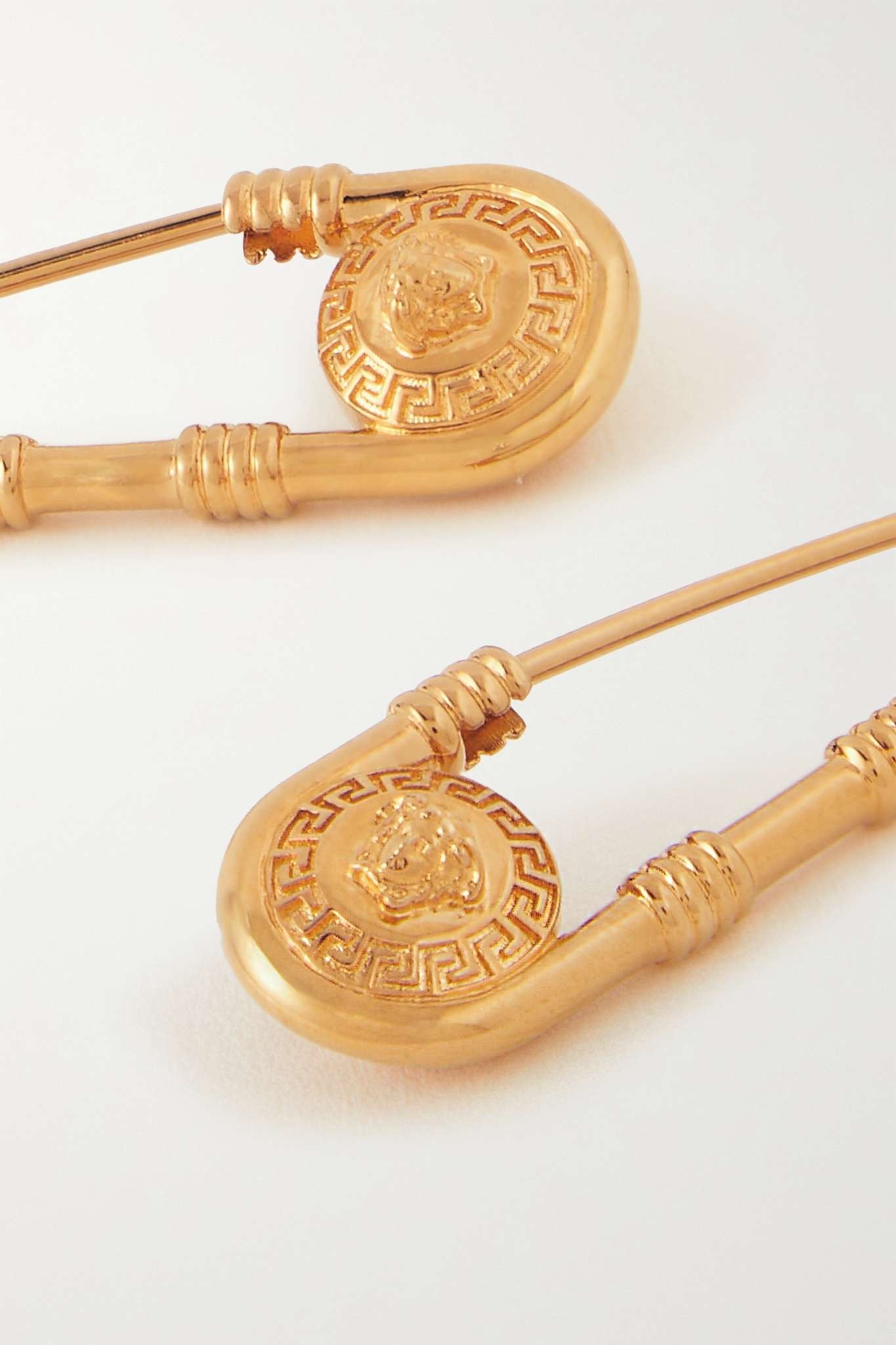 Gold-tone earrings - 4