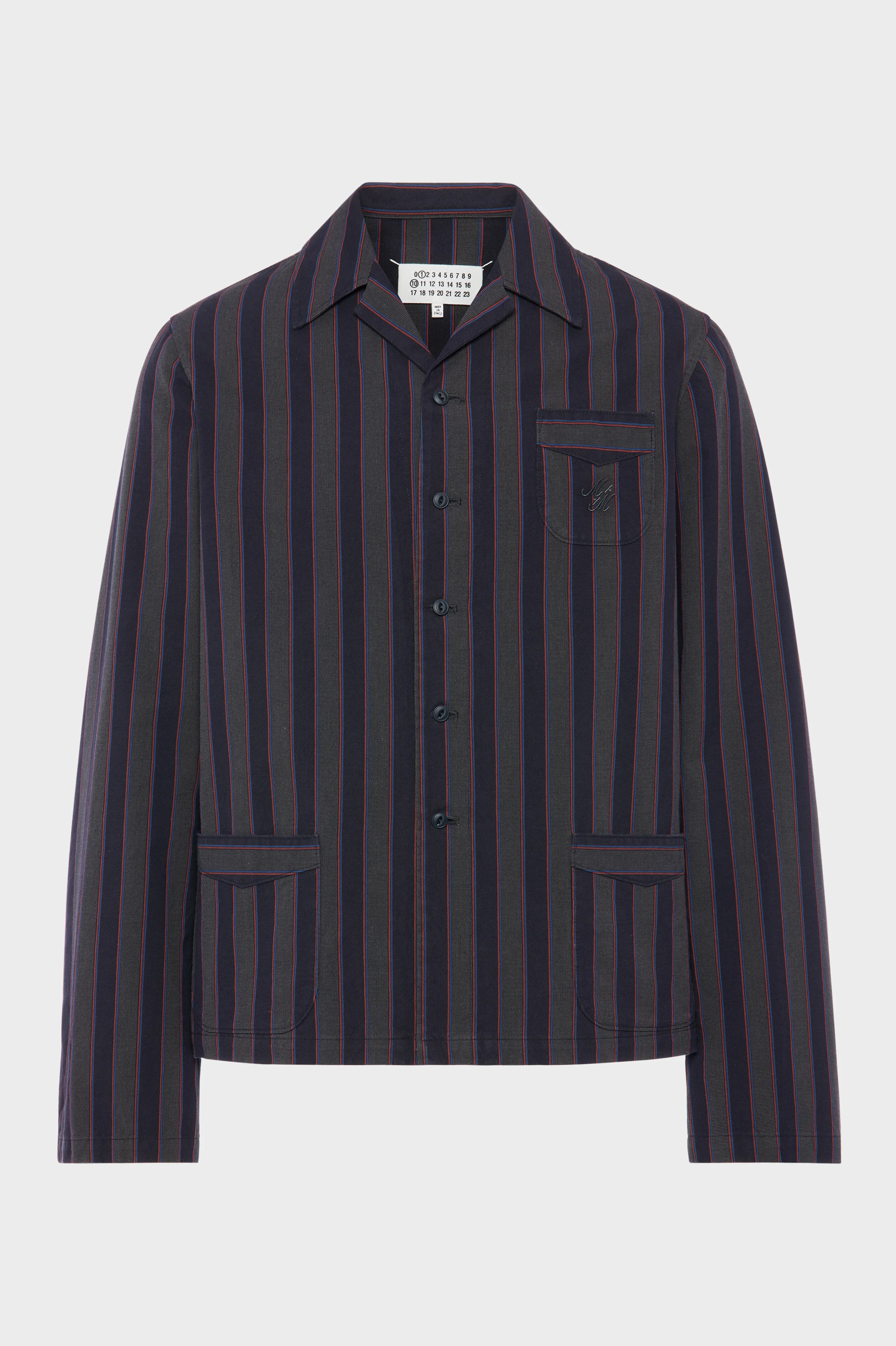 Cotton striped shirt - 1