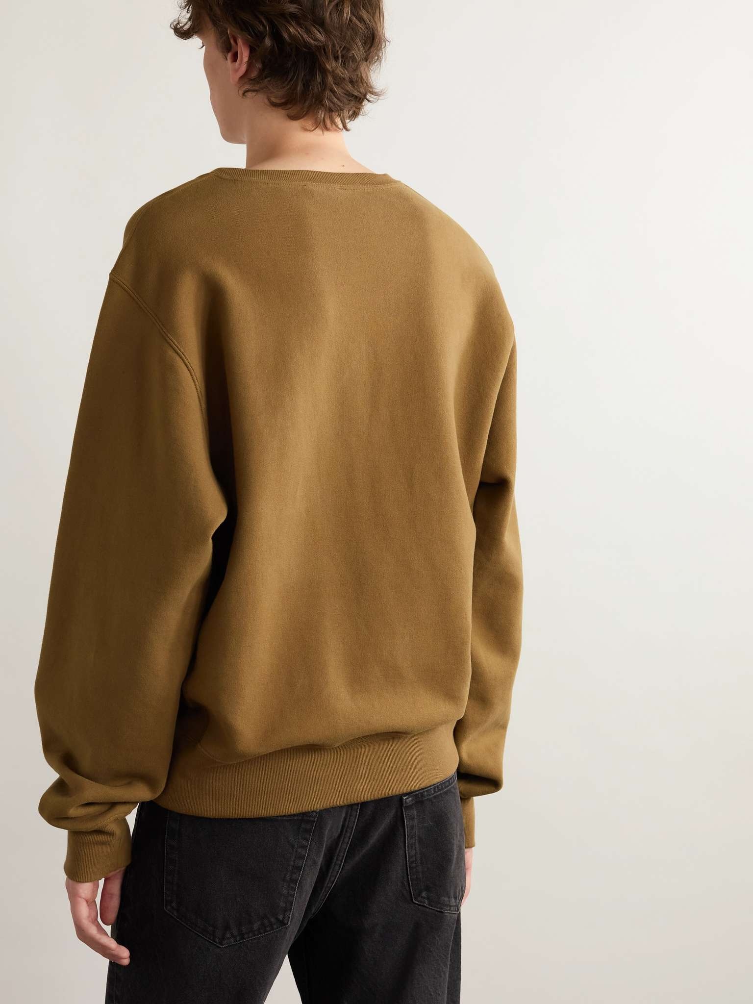 Logo-Embroidered Cotton-Jersey Sweatshirt - 3