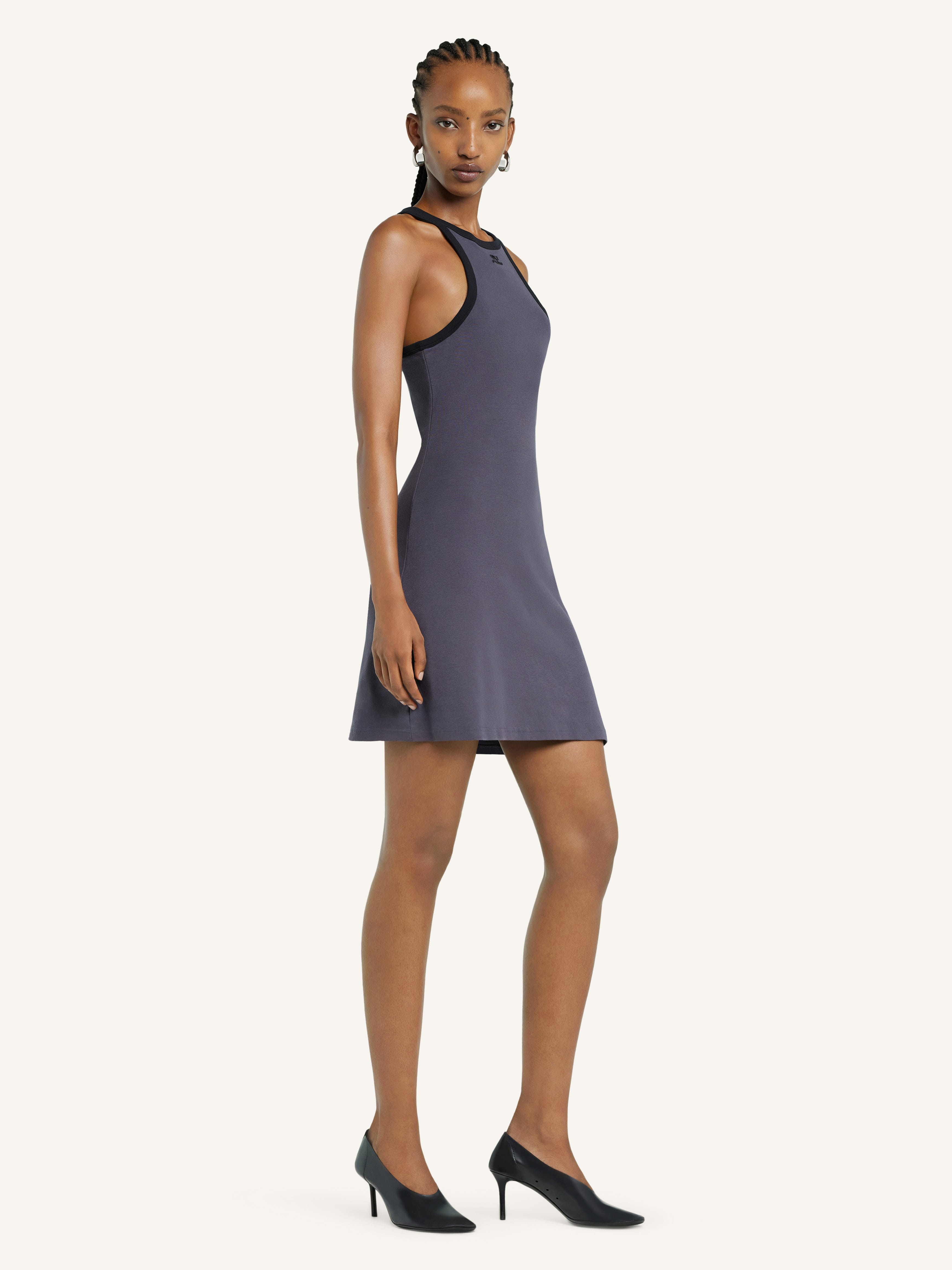 SCUBA MINI DRESS - 3