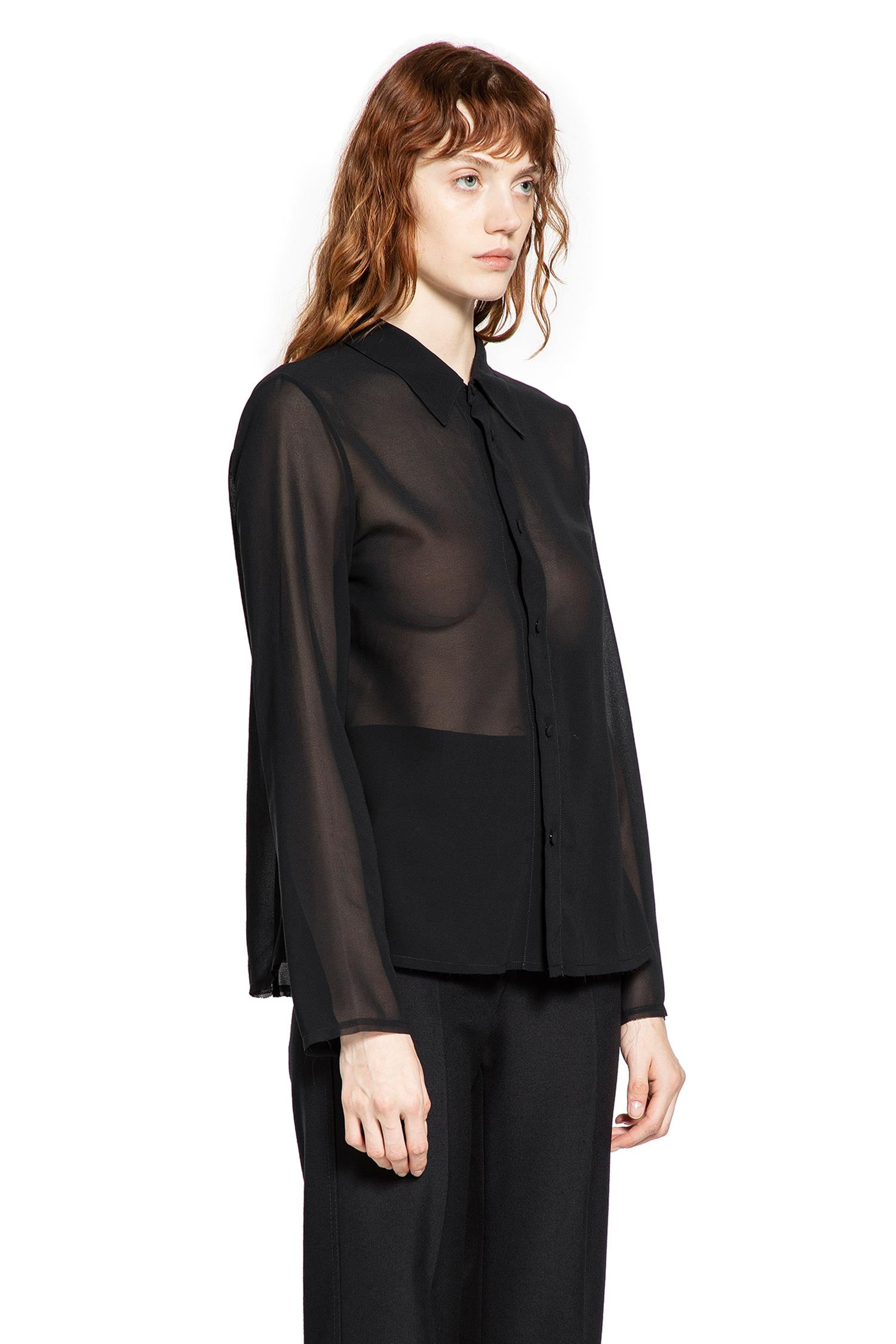 Sheer Tulle Shirt - 2